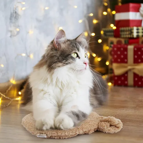 Vista 8 de ALL FOR PAWS Almohadilla térmica para gatos para microondas con 2 fundas, almohadilla térmica para mascotas para gatitos, cama térmica para mascotas
