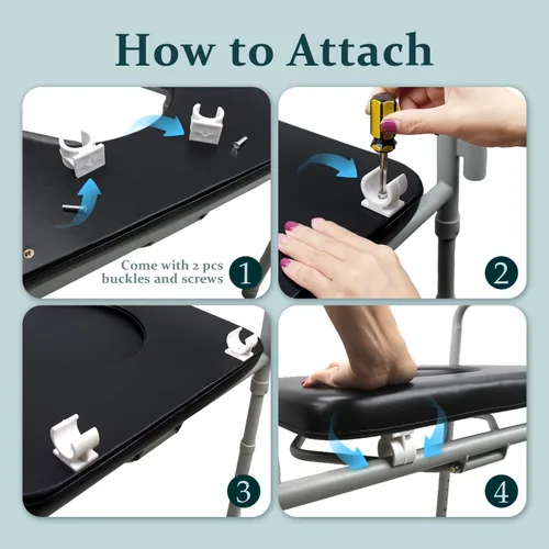 Vista 5 de Cojín de asiento cómodo, esponja súper suave acolchada para silla cómoda para ancianos/discapacitados/discapacitados, sillas de ruedas de ducha