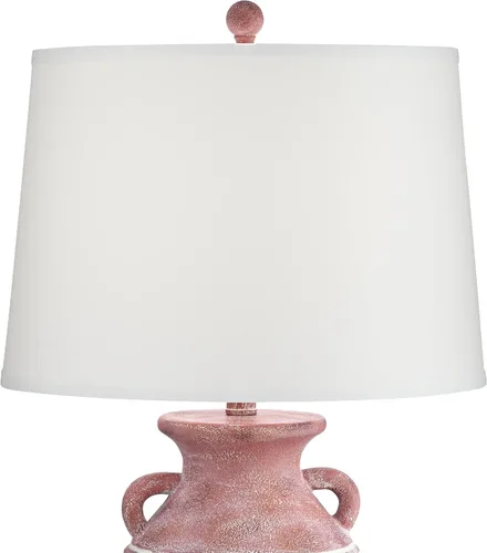 Vista 9 de Lucero 30" Large Table Lamp Rustic Jug Southwest Red Southwestern Rojo-Marrón