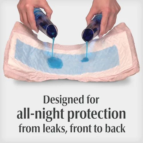 Vista 6 de Depend Night Defense - Pañales para adultos, ropa interior para incontinencia y fugas de vejiga posparto para mujer, desechables, durante la noche
