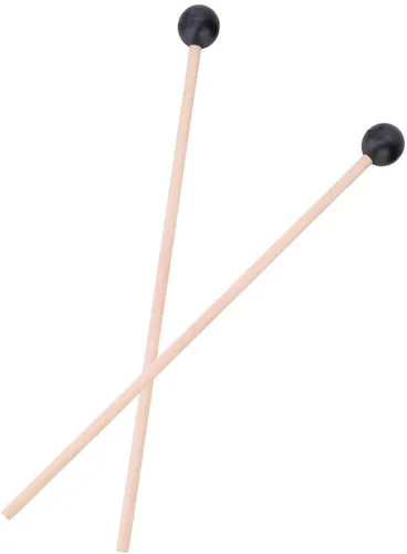 Vista 7 de Marimba Mallets, Teclado Suave Mango De Madera De Goma Mallets Instrumento Accesorio De Percusión