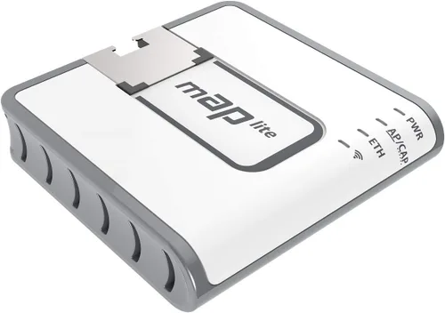 Vista 2 de MikroTik RouterBoard RBmAPL-2nD 2GHz mAP Lite Access Point Wireless Systems 802.11bgn 2x2, PoE en, 10/100 Puertos Ethernet: 1, ganancia de antena