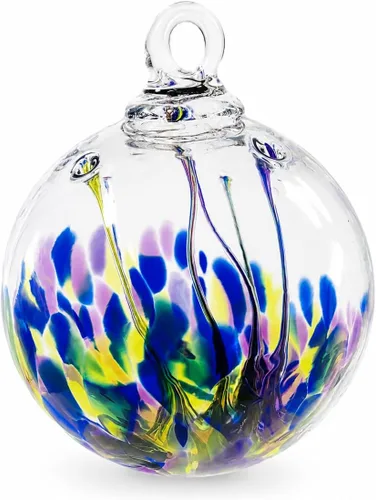 Vista 15 de Luke Adams Glass Mini árbol de la vida de cristal de 3 pulgadas Adorno hecho a mano Bola colgante para observar jardín Decoración del hogar
