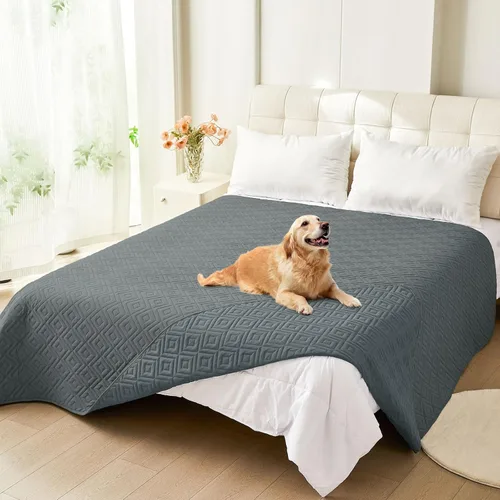 Vista 102 de hyha Manta impermeable para perros, funda suave para cama de perro, mantas para mascotas, funda impermeable para sofá y sillón para perros lavable