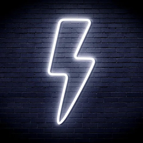 Vista 13 de ADVPRO Rayo Rayo Estándar Flex Silicona LED Neon Sign - Azul - st16s42-fnu0002-b