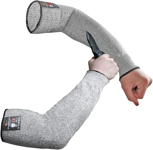 Vista 15 de Evridwear Mangas protectoras para brazos resistentes a los cortes, mangas de agricultores para hombres para trabajo, jardinería, agricultura