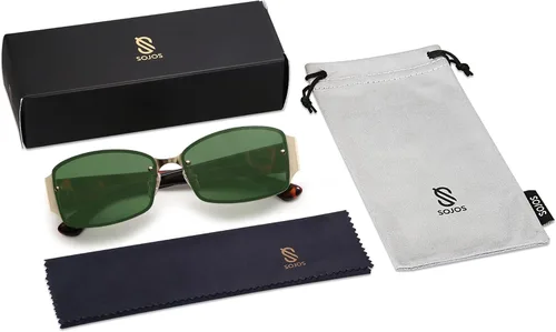 Vista 6 de SOJOS Gafas de sol de moda para mujer y hombre