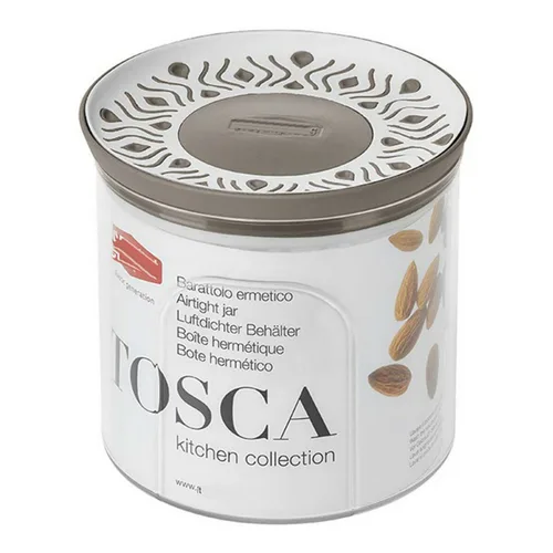 Vista 2 de Bote Stefanplast STF923 11,7 x 11 x 11,7 cm Beige Plástico 700 ml