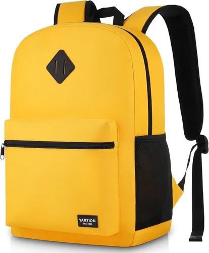 Vista 27 de YAMTION Mochila escolar, mochila clásica unisex para adolescentes con puerto USB para escuela secundaria, universidad, oficina, trabajo, viajes