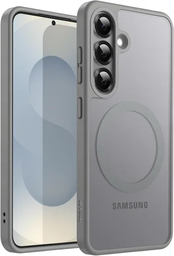 Vista 15 de JETech Estuche magnético para Samsung Galaxy S24 5G, compatible con MagSafe, funda protectora para teléfono con parte trasera translúcida y mate a