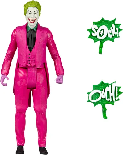 Vista 5 de McFarlane Toys TM15032 DC Retro 6 pulgadas WV1-Batman 66-El Joker, multicolor