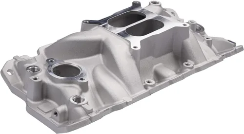 Vista 9 de Reemplazo del colector de admisión 2701 para Chevy Small Block 305 350 383 1955-86
