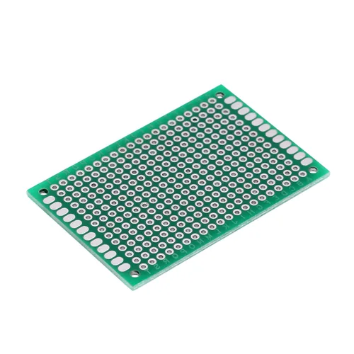 Vista 8 de Acouto 10 piezas 1.6 x 2.4 in doble lados prototipos DIY soldadura universal placa de circuito PCB placa perforada 6x4 placa perforada