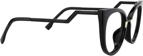 Vista 4 de Zeelool Gafas de bloqueo de luz azul ojo de gato de gran tamaño con estilo para mujer Jacqueline FP0669