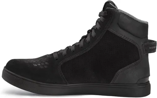Vista 4 de SHIMA SX-2 Evo Botas de cuero ventiladas para motocicleta, para hombre, calle, verano, de ante, deportivas, sigilosas, para turismo, calzado