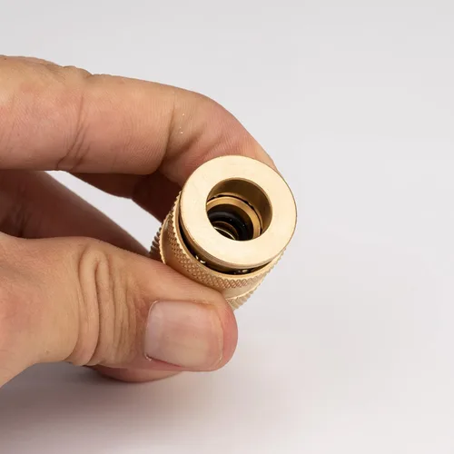 Vista 6 de 1/4 accesorios de conexión rápida, acoplamiento de aire industrial 10 piezas, acoplador de aire de conexión rápida de flujo básico de 1/4