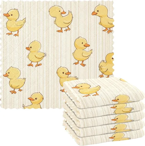Vista 33 de Autumn Poppy Flowers06 - Juego de 6 paños de limpieza de microfibra para autos, máquina súper absorbente
