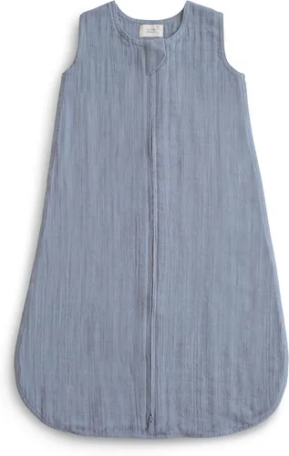 Vista 13 de mushie Manta vestible para bebé 100% muselina de algodón orgánico Saco de dormir para bebés (azul bebé)
