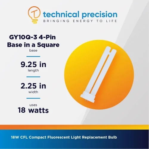 Vista 6 de Technical Precision Bombilla CFL de 18W para FPL18EX-N para Osram 133531