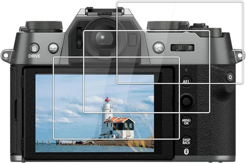 Vista 11 de kinokoo Paquete de 3 protectores de pantalla para cámara Fujifilm X-M5 X-E5