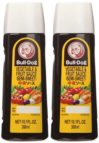 Vista 2 de Bull-Dog Salsa Chuno Semidulce 10.1 Fl. Oz (3 Botellas)