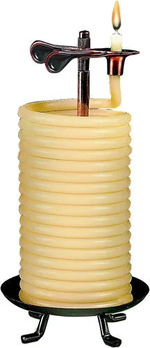 Vista 18 de Candle by the Hour Recambio de vela de citronela de 80 horas, cera de abeja natural ecológica con mecha de algodón, amarillo