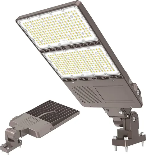 Vista 13 de Luz LED para estacionamiento con certificación UL, 150 W, 120 W, 90 W, ajustable, con fotocélula de 22500 lm, caja de zapatos, luces de inundación