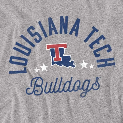 Vista 2 de Louisiana Tech University Camiseta oficial de Bulldogs para niños y niñas