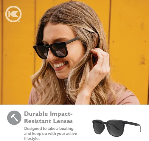 Vista 5 de Knockaround Paso Robles Polarized Square Sunglasses for Men & Women - Trendy Sunglasses - UV400 Protection