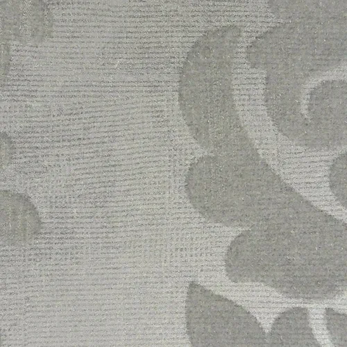 Vista 8 de Papel Pintado Flocado Gris Plata Metálico Flocado Damasco Terciopelo Revestimientos De Paredes 3D