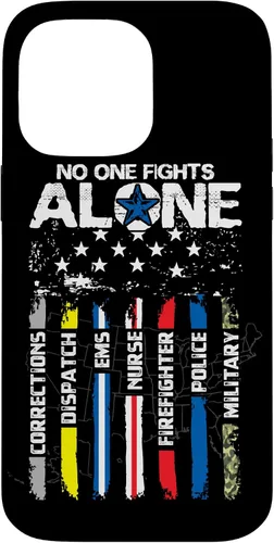 Vista 21 de First Responders - Carcasa para iPhone 17, diseño militar de bomberos de policía