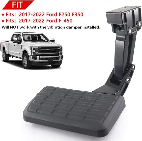 Vista 2 de 75313-01A Escalón de cama retráctil para puerta trasera de camión para 2017 2018 2019 2020 2021 2022 Ford F250 F350 F450