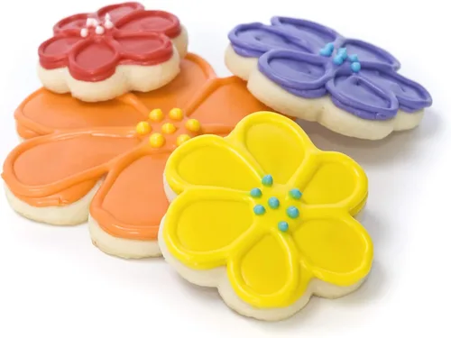 Vista 4 de Fox Run Cortadores de galletas de flores, 6 piezas, Metálico, 3621