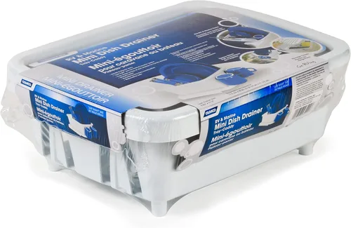 Vista 9 de Camco RV Mini Escurreplatos y Bandeja - Presenta un diseño de bandeja de drenaje inclinada, construcción resistente y es ideal para espacios