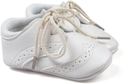 Vista 4 de ESTAMICO Zapatos para bebés niños Prewalker PU Sneakers