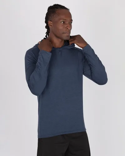 Vista 4 de Alive - Camiseta de manga larga con capucha para hombre, ligera, para ejercicio, pesca, ropa al aire libre