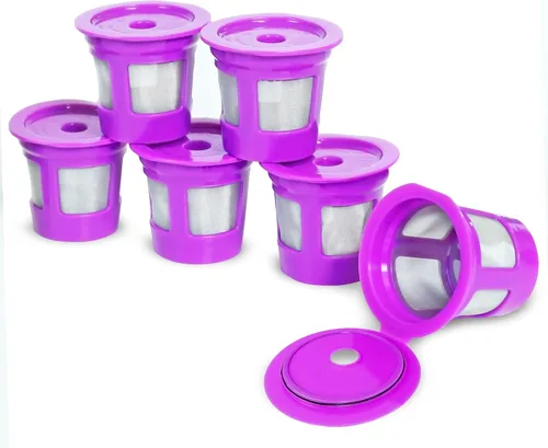 Vista 11 de Perfect Pod 1-Stream Cafe Save - Filtros de café reutilizables para cápsulas K Cup – Cápsulas de café recargables con filtro de malla integrado