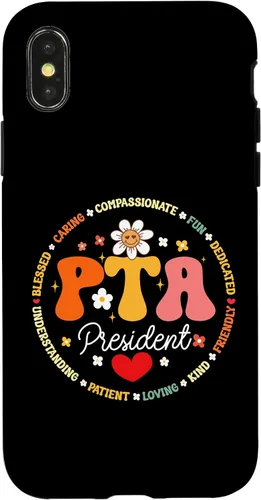 Vista 4 de iPhone 15 Parents Teacher Association Team Supporter PTA President Case