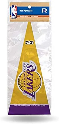 Vista 13 de Rico Industries NBA - Juego de mini banderines de fieltro de 4 x 9 pulgadas (incluye 8 piezas)