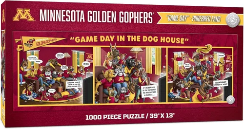 Vista 19 de YouTheFan NCAA Game Day in The Dog House - Rompecabezas de 1000 piezas