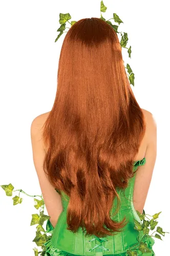 Vista 3 de Secret Wishes de la mujer DC Comics Poison Ivy peluca, talla única , Multicolor