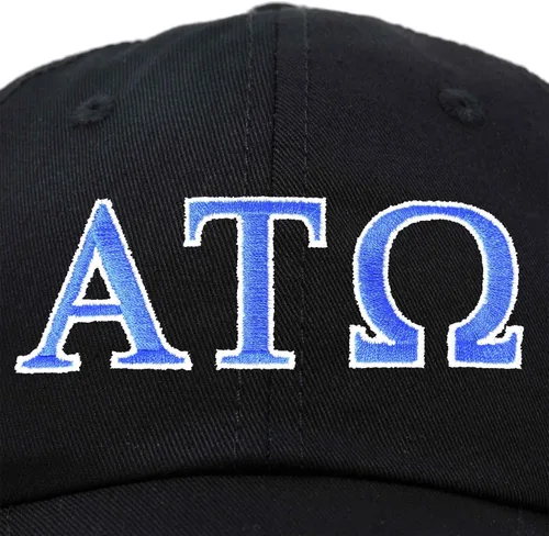 Vista 2 de DALIX Alpha Tau Omega - Gorra con letras griegas bordadas