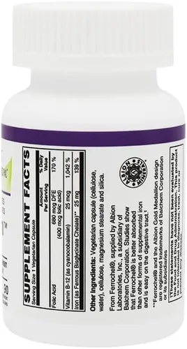 Vista 3 de Cápsulas fáciles de planchar de 25 mg de BariatricPal - Altamente absorbibles y fáciles para tu estómago (90 unidades)