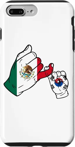 Vista 9 de iPhone 15 Parent and child Mexico and South Korea family Case