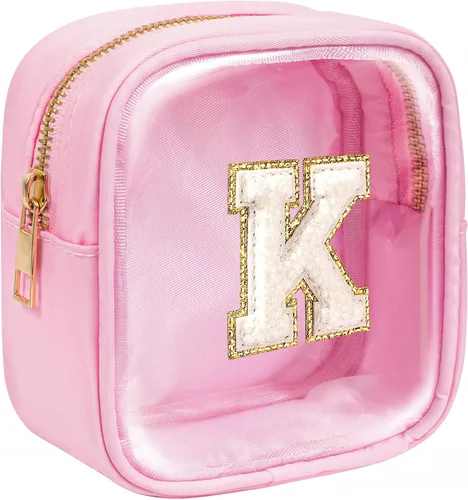 Vista 50 de KOTORA Bolsa de Maquillaje Inicial, Bolsa de Viaje de Artículos de Aseo, Bolsa de Maquillaje Transparente, Bolsas de Cosméticos Organizadoras