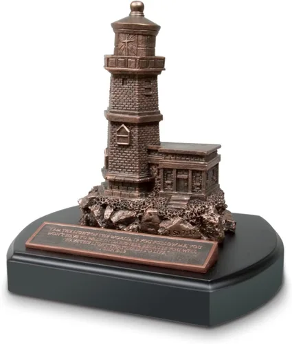 Vista 10 de Lighthouse Christian Products Trust - Brújula de placa de escultura de piedra fundida, tono bronce martillado, 6.5 x 4.5 pulgadas