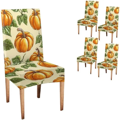 Vista 51 de CAPSCEOLL Fundas para sillas Parsons de elastano, súper ajuste, extraíbles y lavables, para sillas de cocina, fundas protectoras para comedor