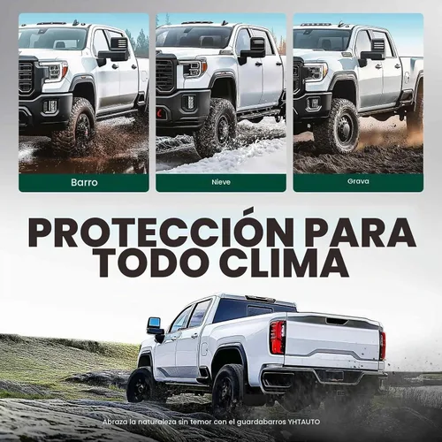 Vista 5 de YHTAUTO Protectores contra salpicaduras de barro para GMC Sierra