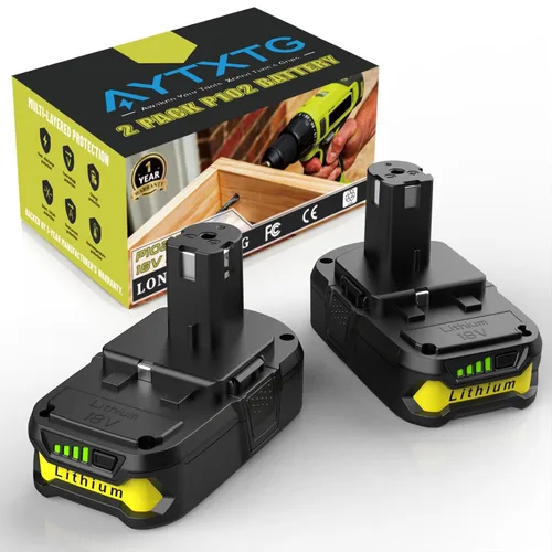 Vista 9 de Reemplazo de batería de 18 V 8000 mAh para Ryobi 18 V Batería P102 P103 P104 P105 P107 P108 P109 P190 P191 P122