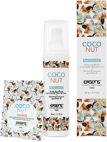 Vista 8 de Exsens Aceite de masaje de calentamiento gourmet, 6 unidades, uso único, saborizado, totalmente natural, vegano, sin manchas, 0.1 fl oz